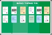 bảng thông tin có cánh kính lùa,có khóa