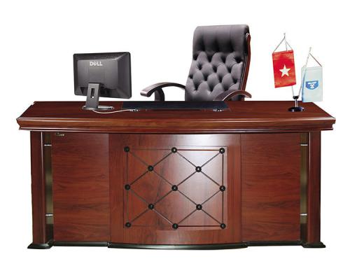 DT2010H25 Bàn giám đốc gỗ sơn PU Hòa Phát