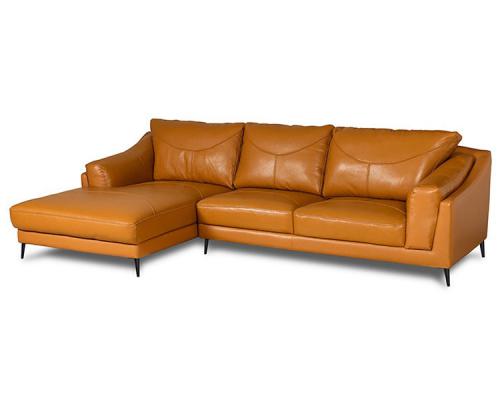 SF132A-3 Sofa góc da thật Hòa Phát