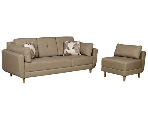 SF320-3+SF320-1 Ghế sofa vải cao cấp Hòa Phát