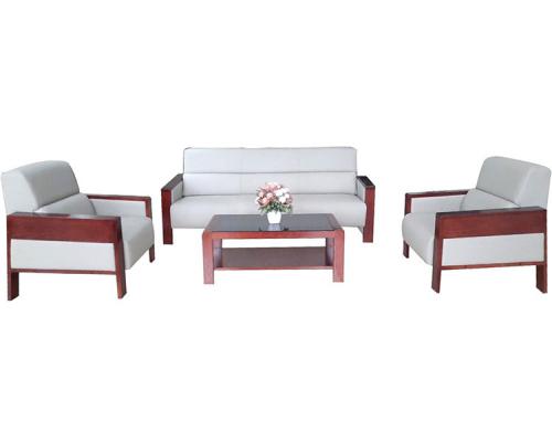 SF704 Sofa văn phòng da thật The One Hòa Phát